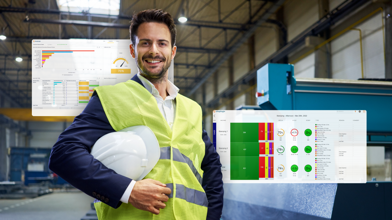 Feature image Shoplogix blog post about the plant manager of the future