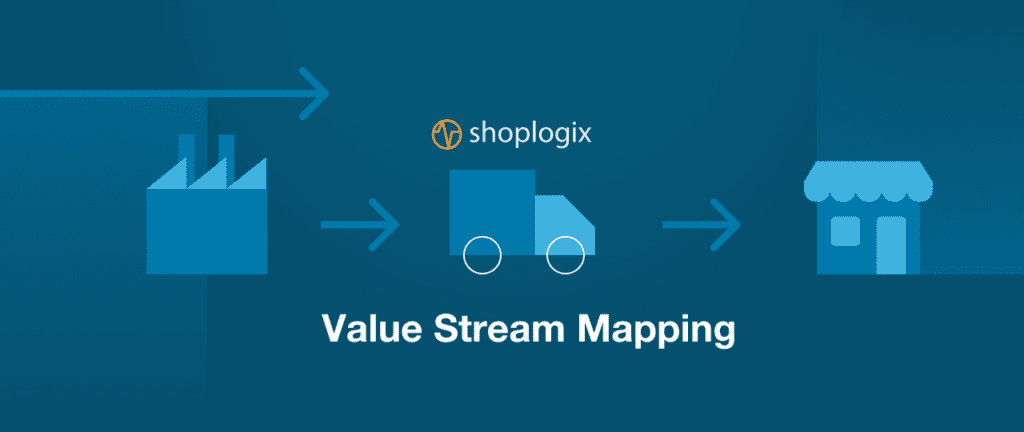 Shoplogix banner about value stream mapping