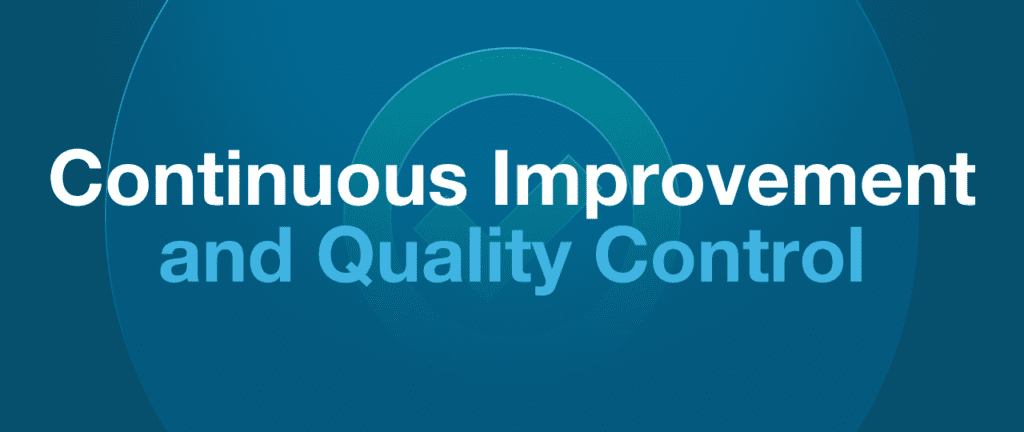 Title display continuous improvement and quality control 