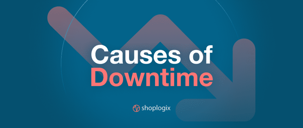 Shoplogix banner article about downtime in manufacturing