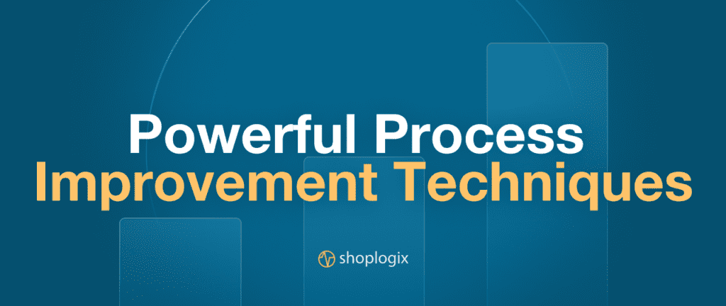 Manufacturing Process Improvement banner Shoplogix blog post