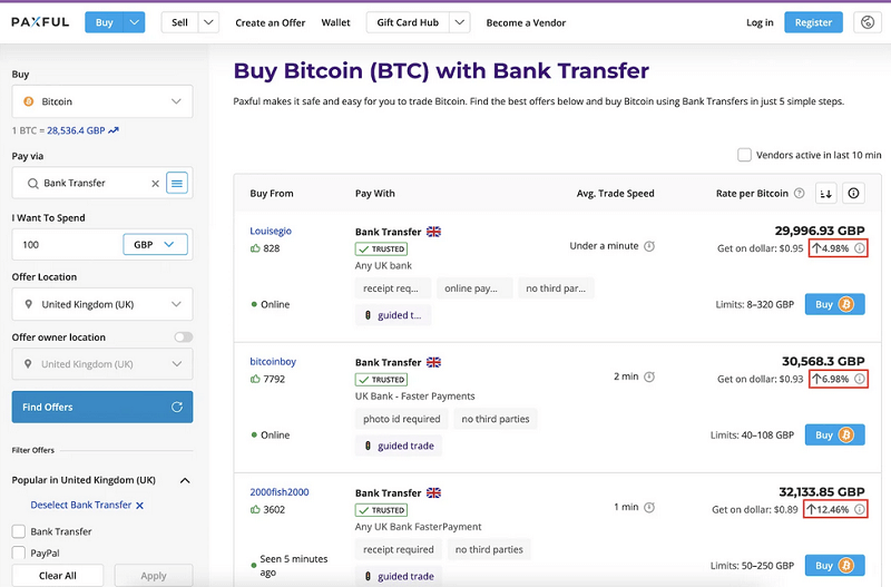Paxful platform